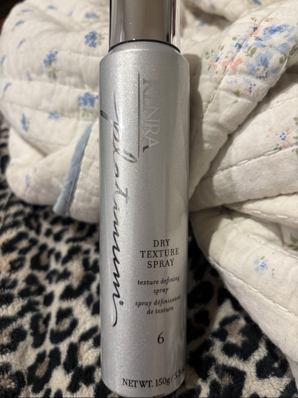 Kenra Platinum Dry Texture Spray 6 - Silver Bottle
